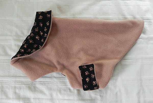 Lighter Weight Fleece Jacket: Muddy Paws