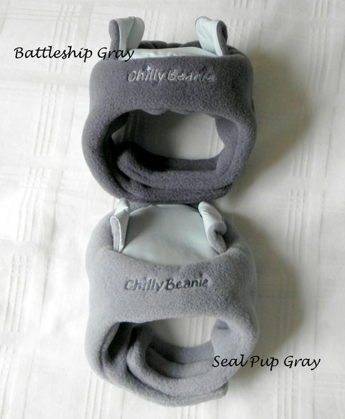 Chilly Beanie Hats: X-treme Blue/Red/ Silver Gray/Pink